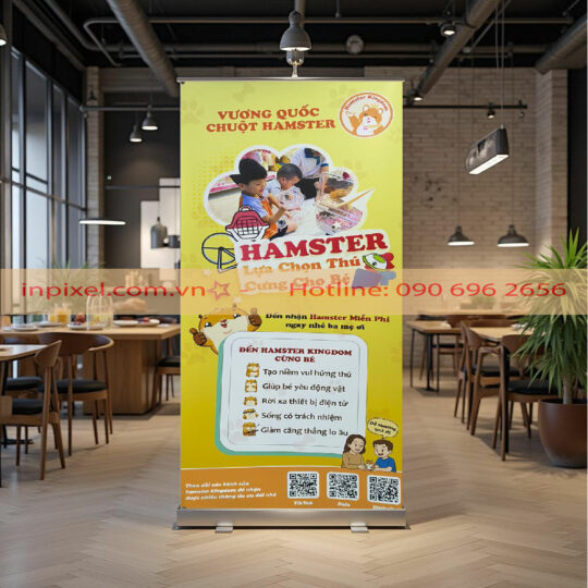 standee chân cuốn
